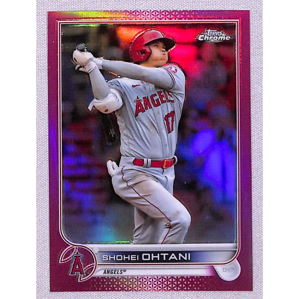 2022 Topps Chrome Pink Shohei Ohtani Insert (1 of 2)