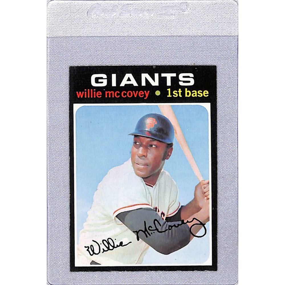 1971 Topps Willie Mccovey Nm-mint: 1971 Topps Willie Mccovey Nm-mint