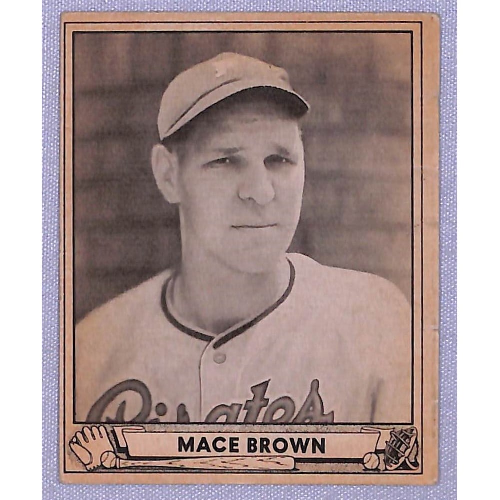 1940 Playball Gum Mace Brown: 1940 Playball Gum Mace Brown