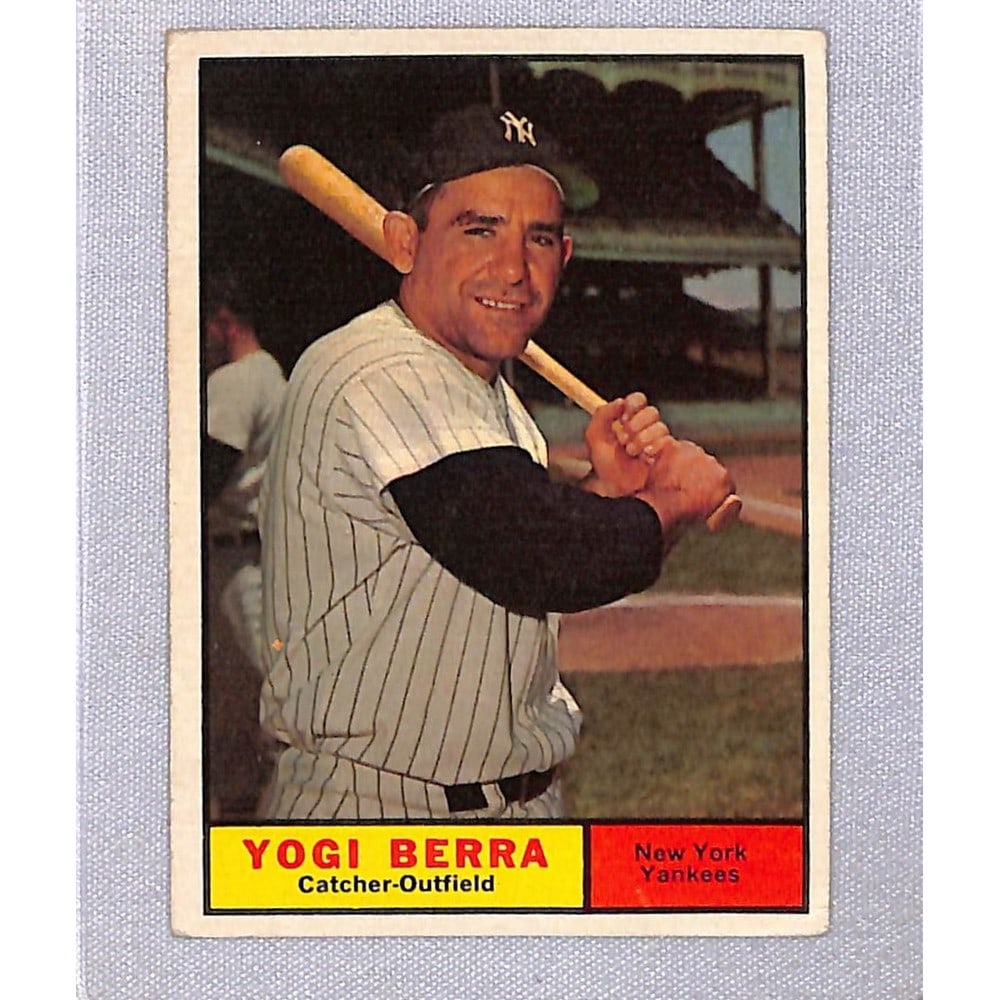 1961 Topps Crease Free Yogi Berra (1 of 2)