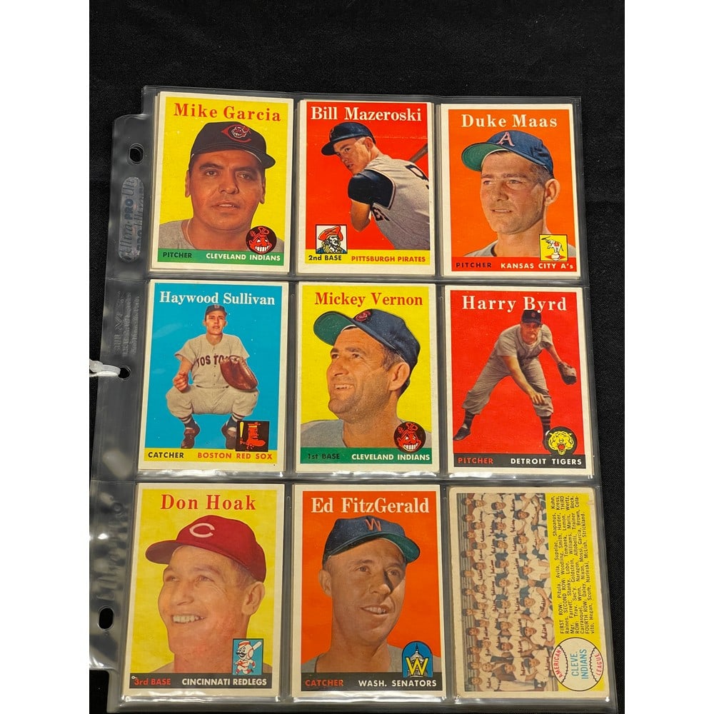 (54) 1958 Topps Baseball Cards High Grade (1 of 3)