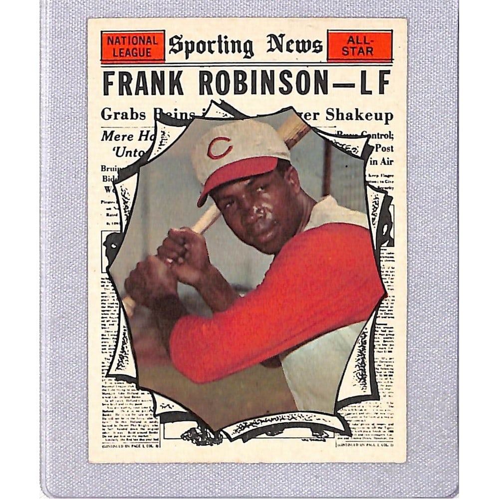1961 Topps Crease Free Frank Robinson As (1 of 2)
