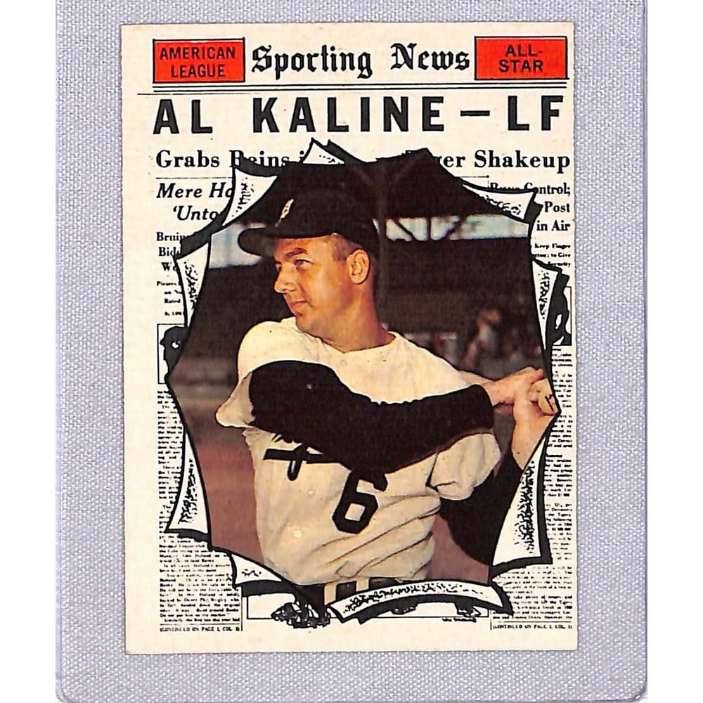 1961 Topps Crease Free Al Kaline As (1 of 2)
