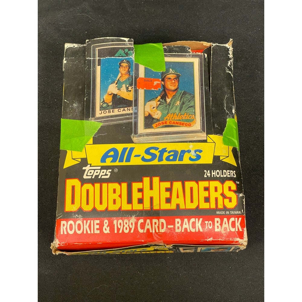 1989 Topps Double Headers Full Wax Box (1 of 1)