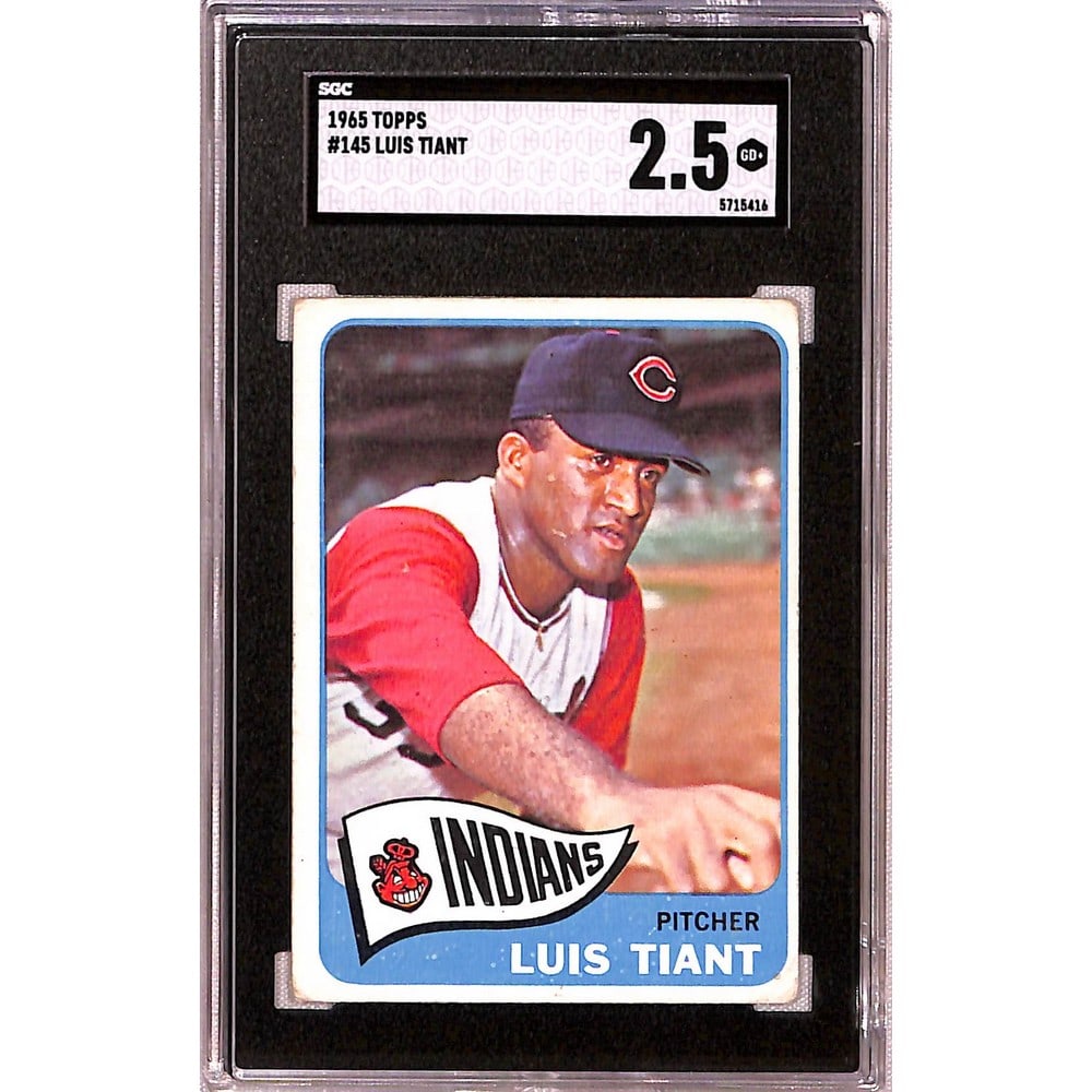 1965 Topps Luis Tiant Rookie Sgc 2.5 (1 of 2)
