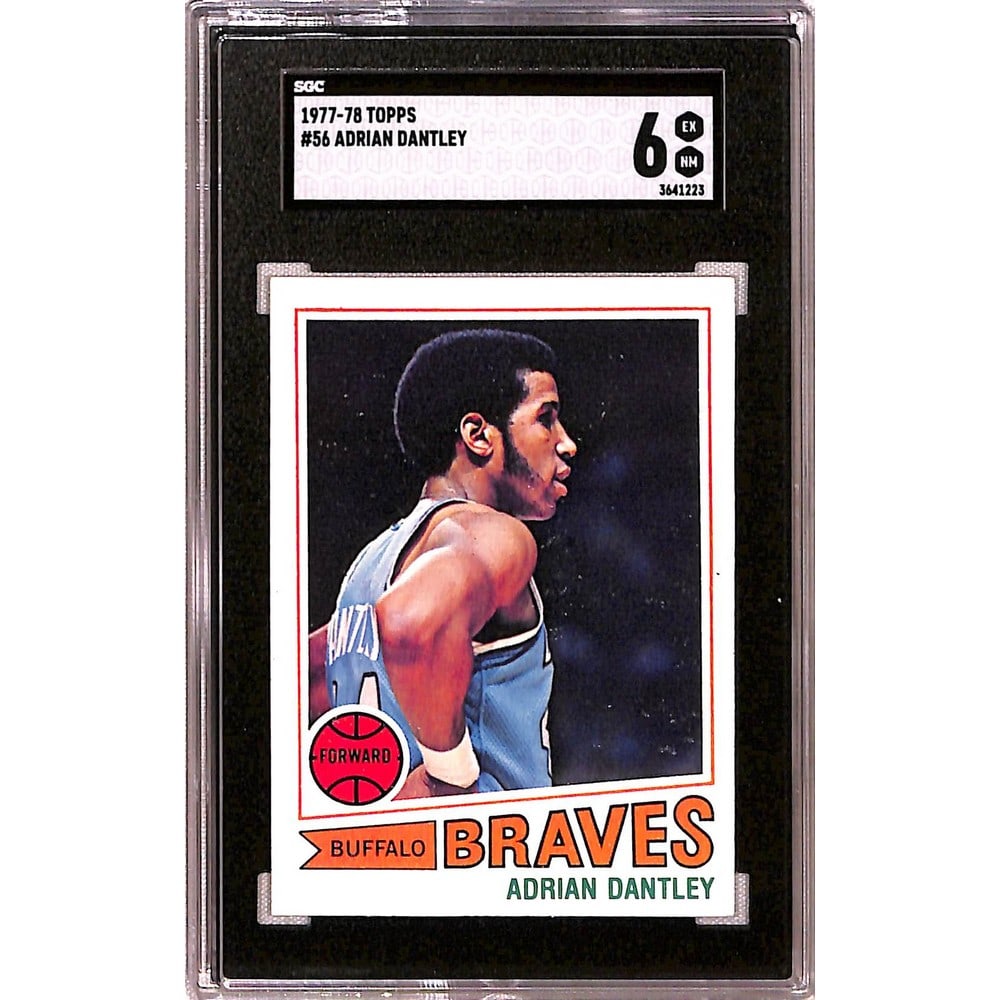 1977 Topps Adrian Dantley Rookie Sgc 6: 1977 Topps Adrian Dantley Rookie Sgc 6
