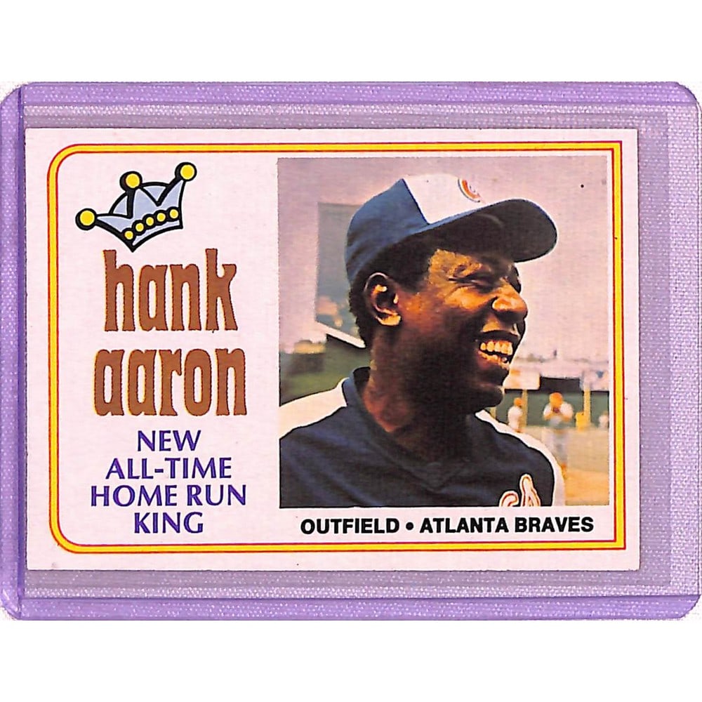 1974 Topps Hank Aaron #1 Nice Card (1 of 2)