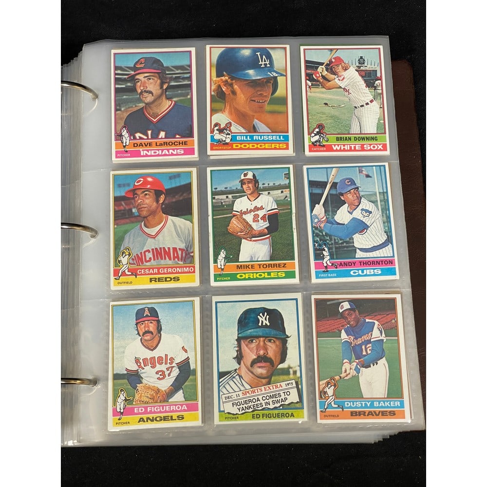 540 Different 1976 Topps Baseball Partial Set (1 of 4)