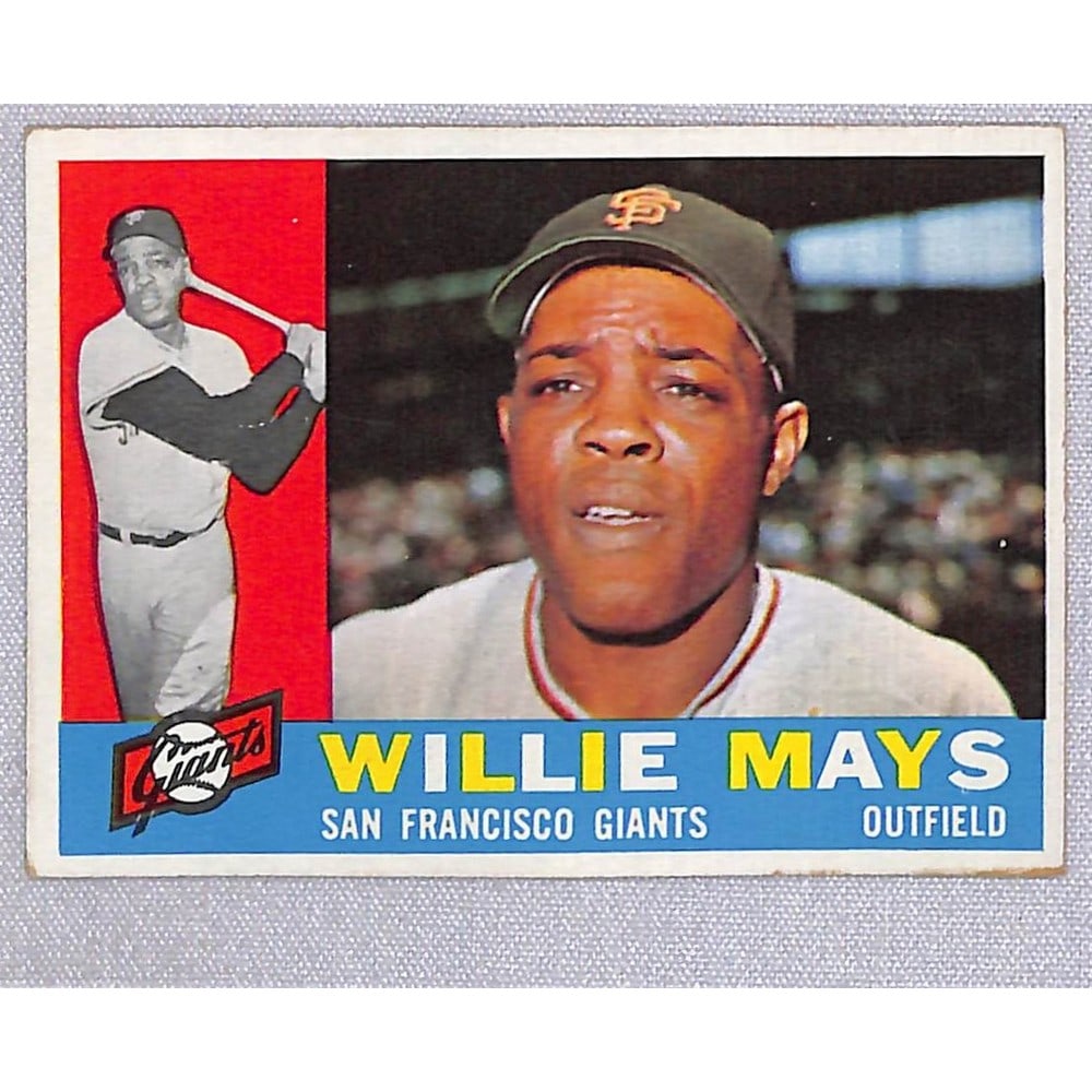 1960 Topps Willie Mays Crease Free (1 of 2)