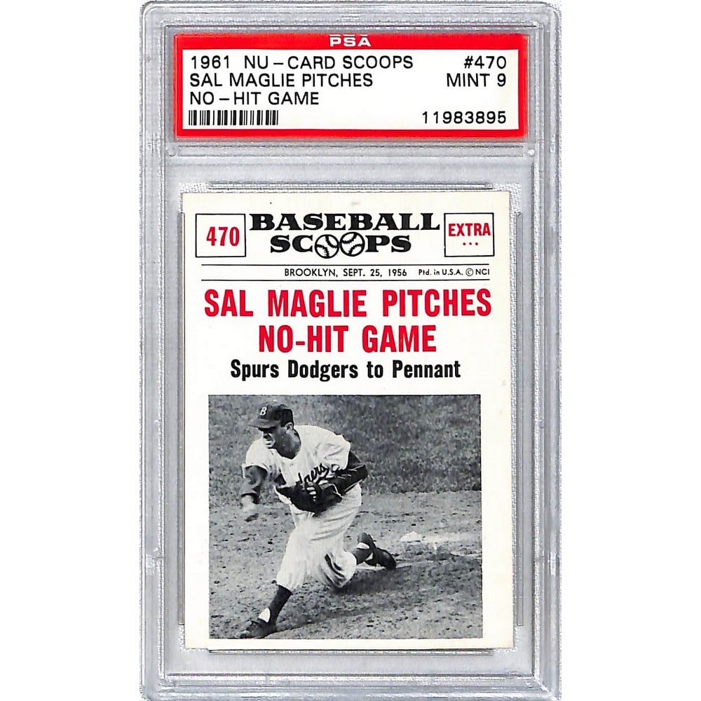 1961 Nu Card Scoops Sal Maglie Psa 9 (1 of 2)