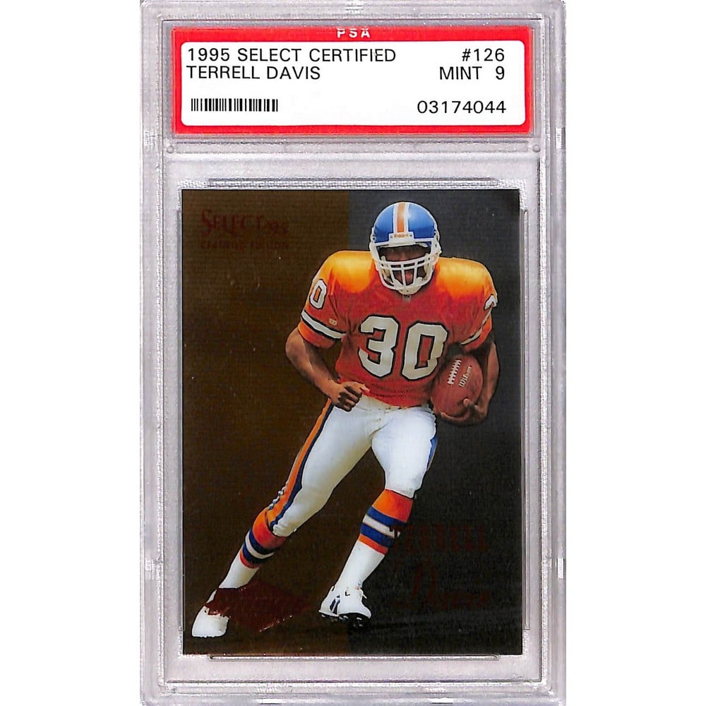 1995 Select Terrell Davis Rookie Psa 9 (1 of 2)