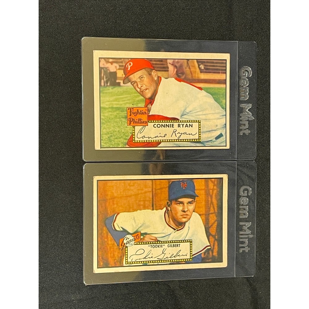 (2) Crease Free 1952 Topps Baseball Cards (1 of 2)