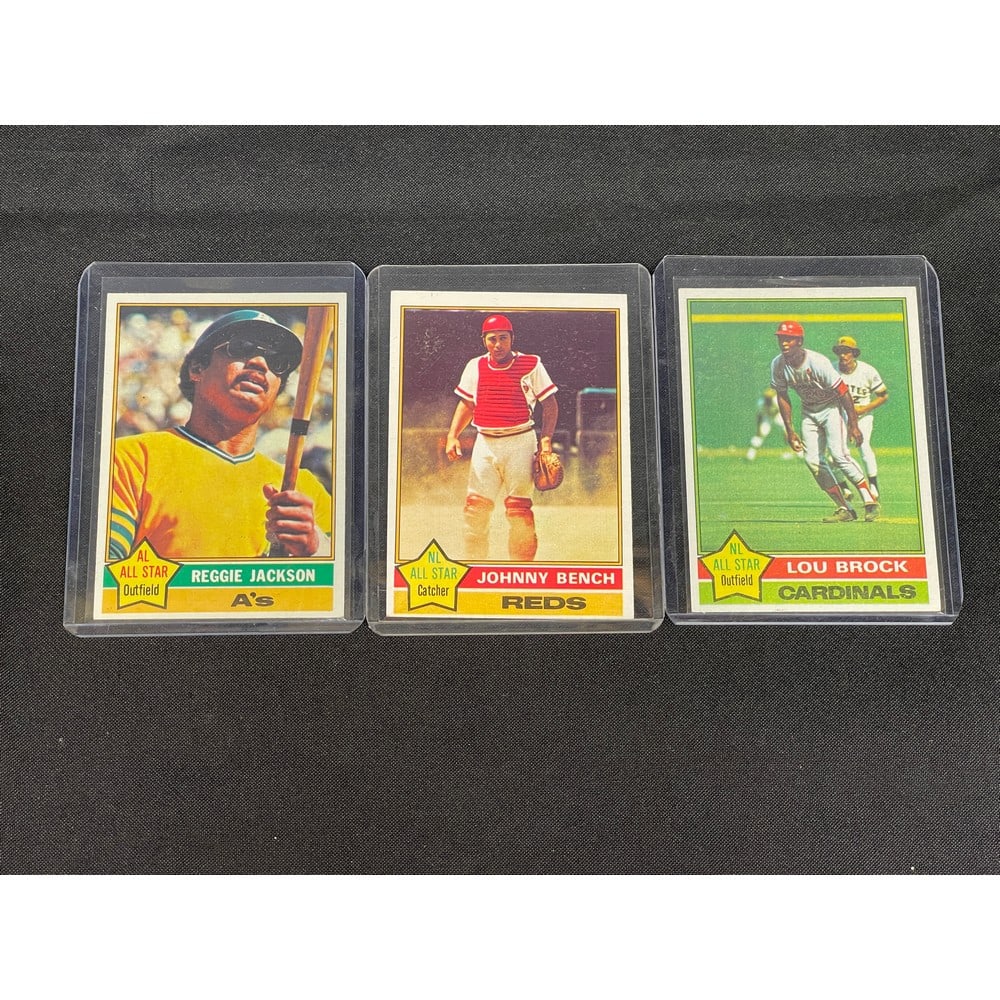 (3) 1976 Topps Baseball Stars/hof (1 of 2)