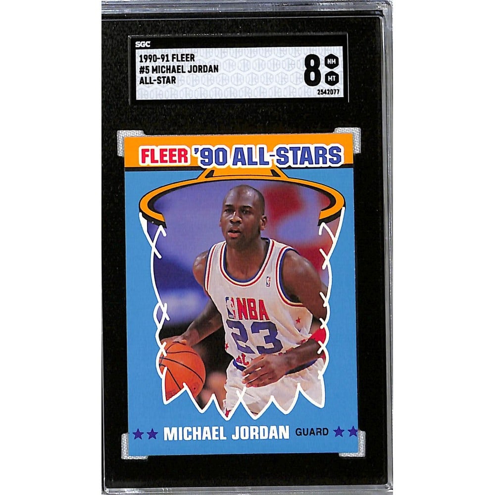1990 Fleer Michael Jordan Allstar Sgc 8: 1990 Fleer Michael Jordan Allstar Sgc 8