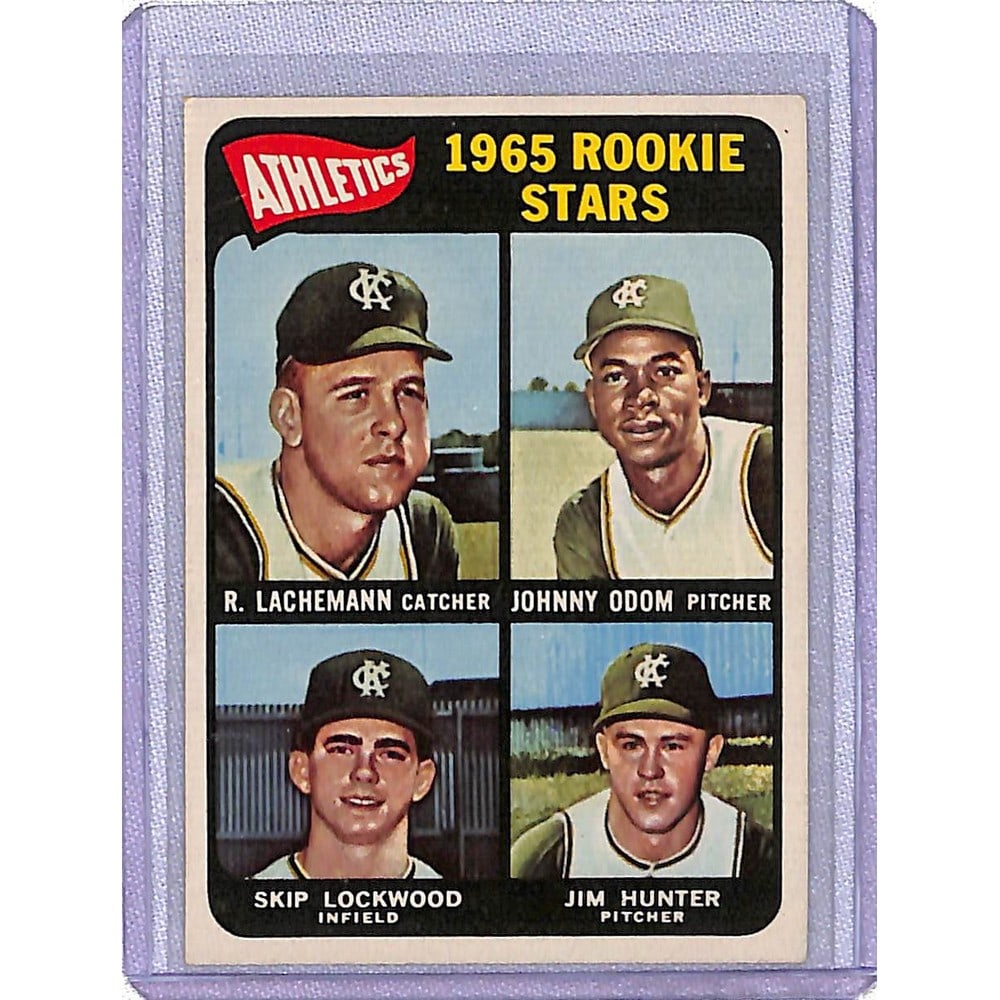 1965 Topps Jim Hunter Rookie Sp Nice Card (1 of 2)