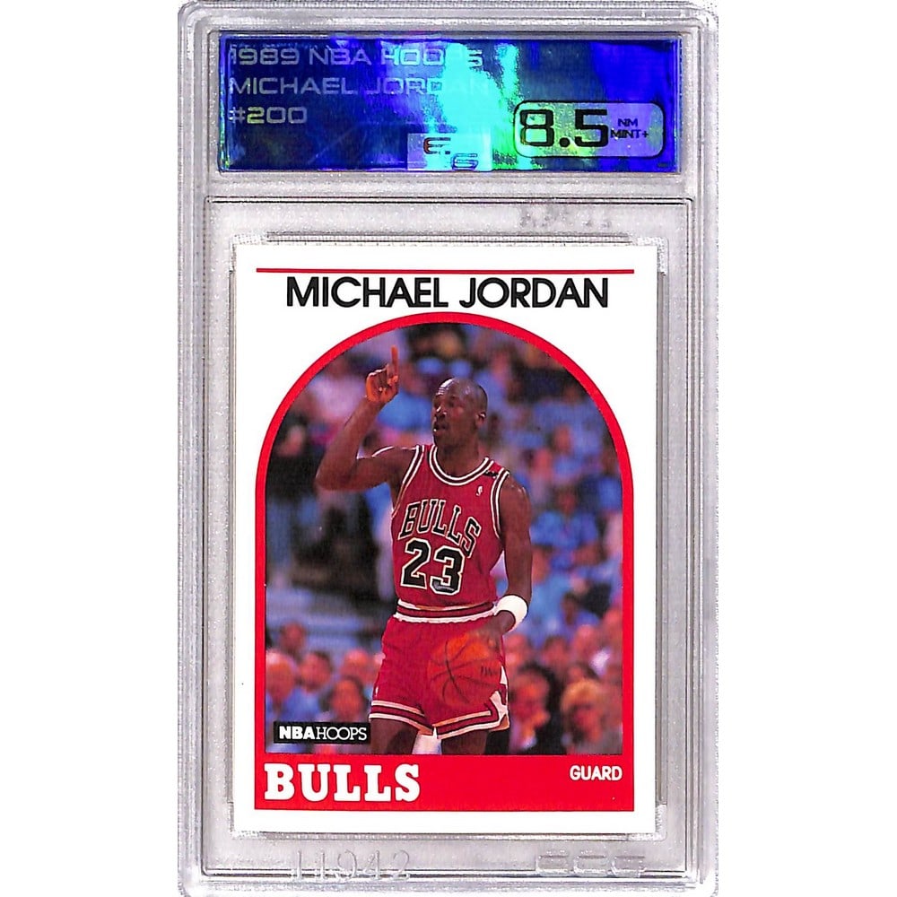 1989 Hoops Michael Jordan Graded 8.5: 1989 Hoops Michael Jordan Graded 8.5