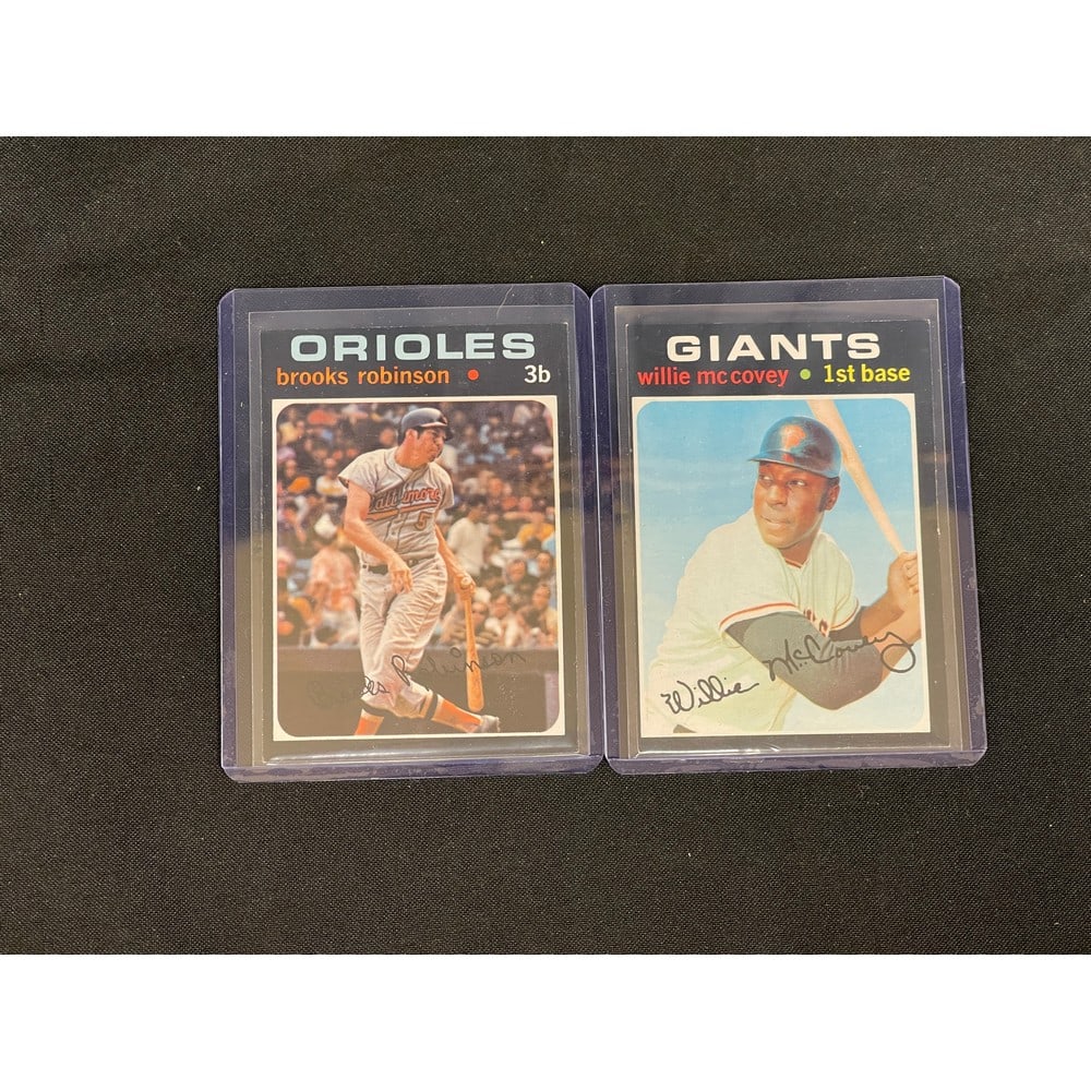 (2) 1971 Topps Baseball Stars/hof Nice Shape (1 of 2)