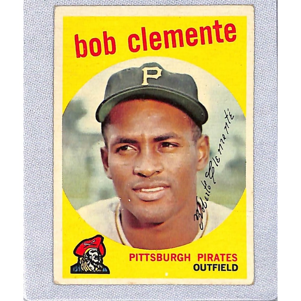 1959 Topps Roberto Clemente Slight Crease (1 of 2)
