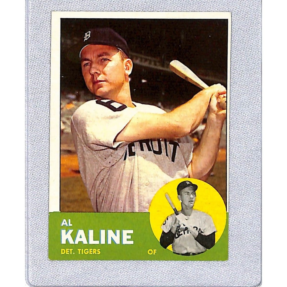 1963 Topps Crease Free Al Kaline (1 of 2)