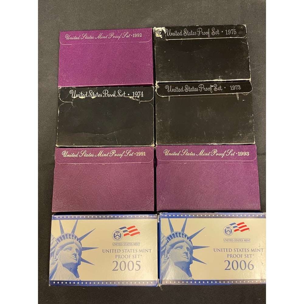 (8) Us Proof Sets 1973-2006 (1 of 1)