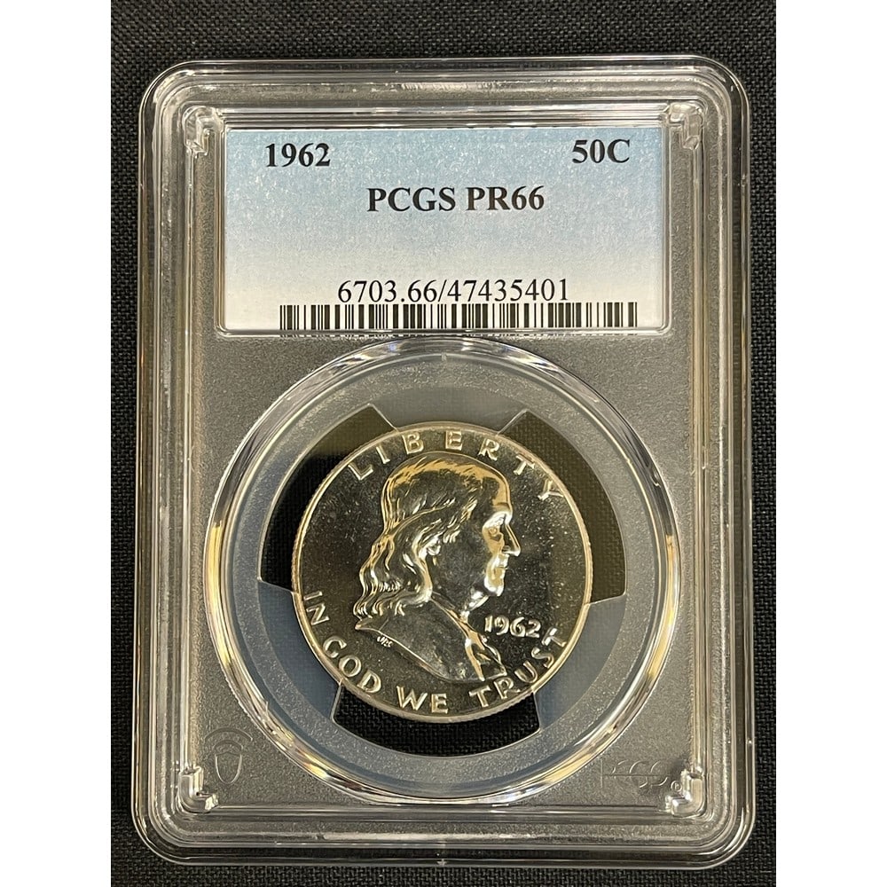 1962 Franklin Half Dollar Pcgs Proof 66 (1 of 2)