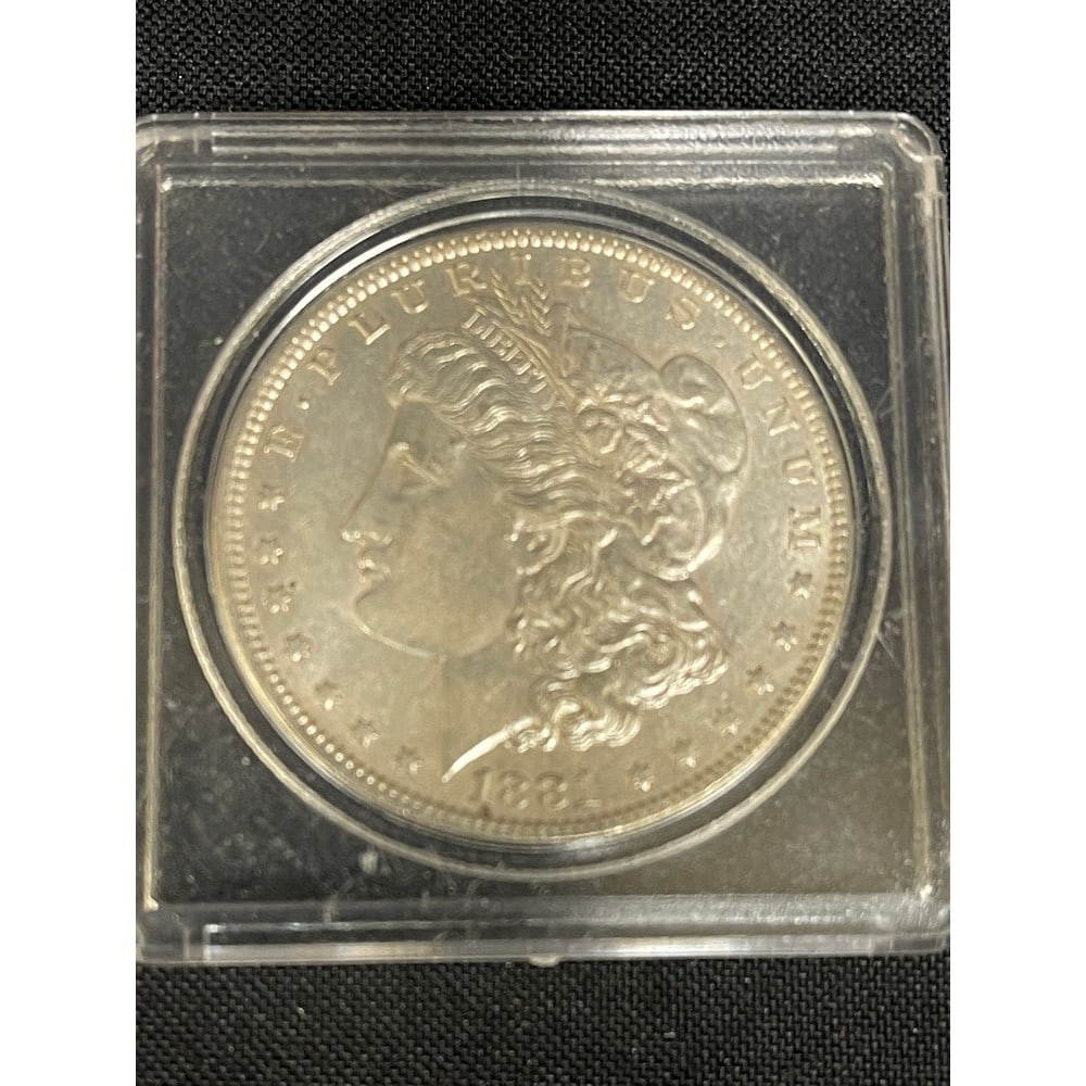 1881 O Morgan Silver Dollar Bu (1 of 2)