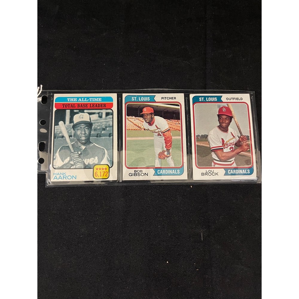 (3)1974 Topps Baseball Stars/hof Nice Shape (1 of 1)