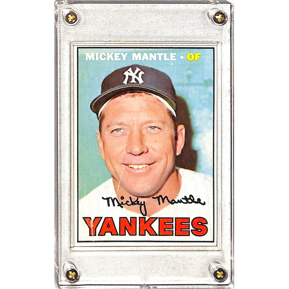 1967 Topps Mickey Mantle Surface Scratches (1 of 2)