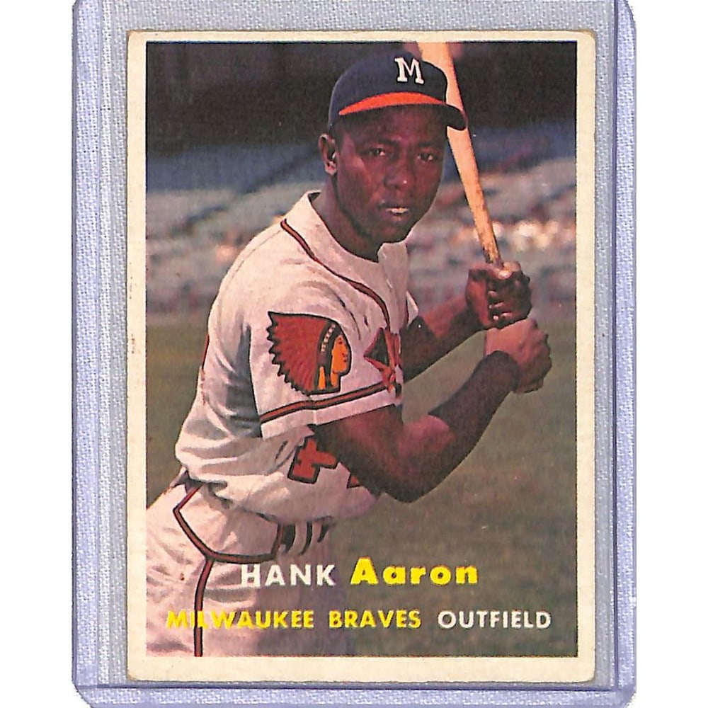 1957 Topps Hank Aaron (1 of 2)