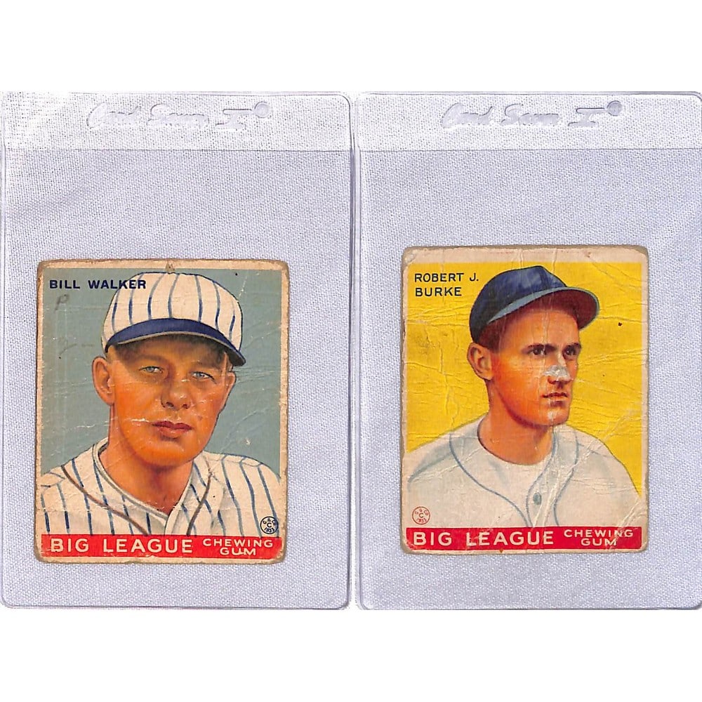 Two 1933 Goudey Low Grade Cards (1 of 2)