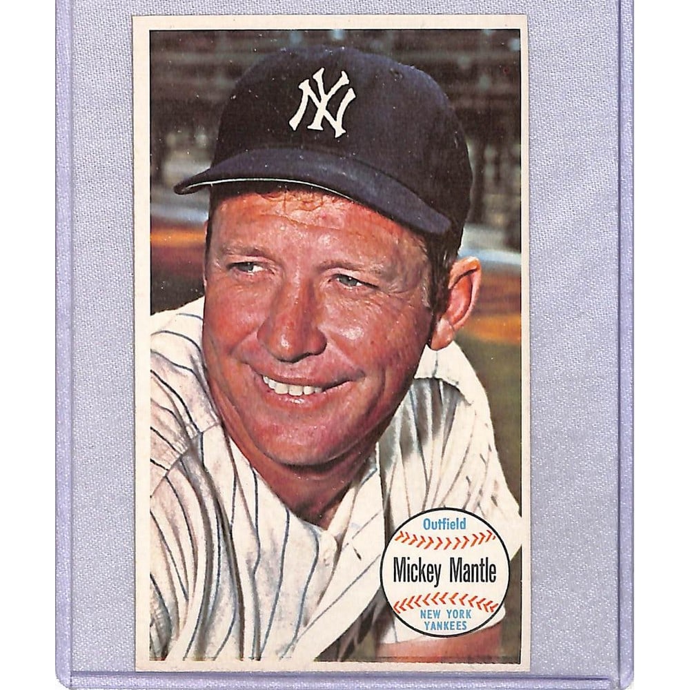 1964 Topps Giants Mickey Mantle Crease Free (1 of 2)