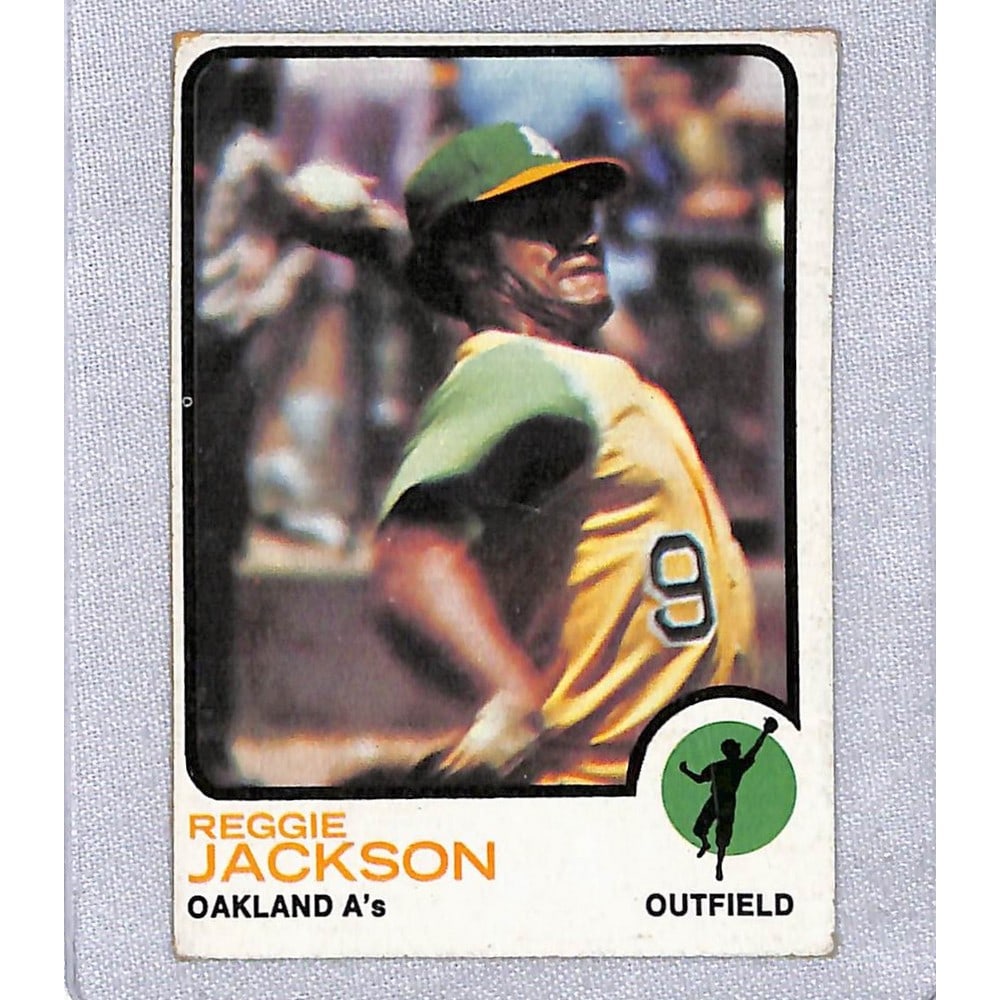 1973 Topps Reggie Jackson Crease Free Vgex (1 of 2)