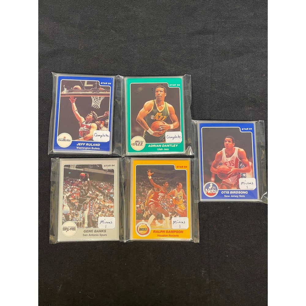 (5) 1983-84 Star Basketball Team Sets/partial Sets (1 of 2)