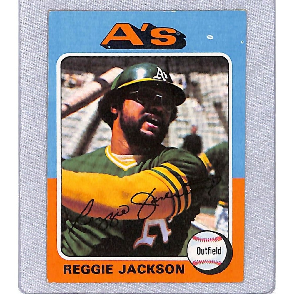 1975 Topps Reggie Jackson Exmt (1 of 2)
