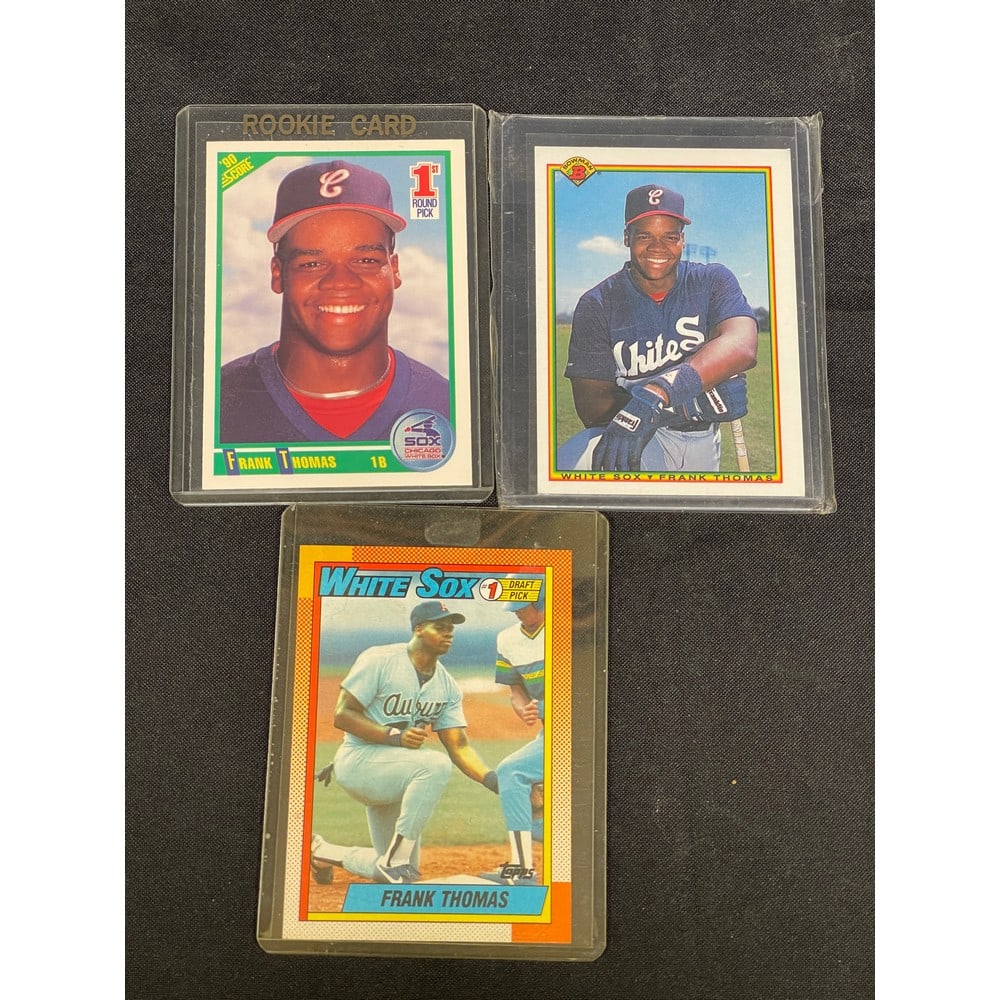 (3) Frank Thomas Rookie Cards (1 of 2)