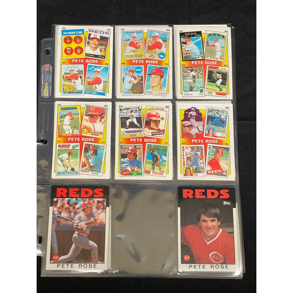 (3) 1986 Topps The Pete Rose Years Sets (1 of 3)
