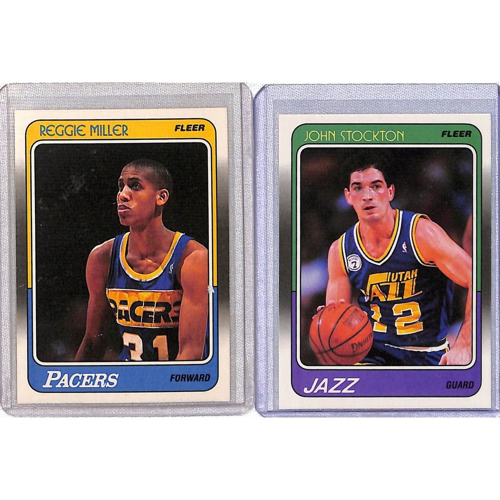 (2) 1988 Fleer Basketball Rookie Cards (1 of 2)
