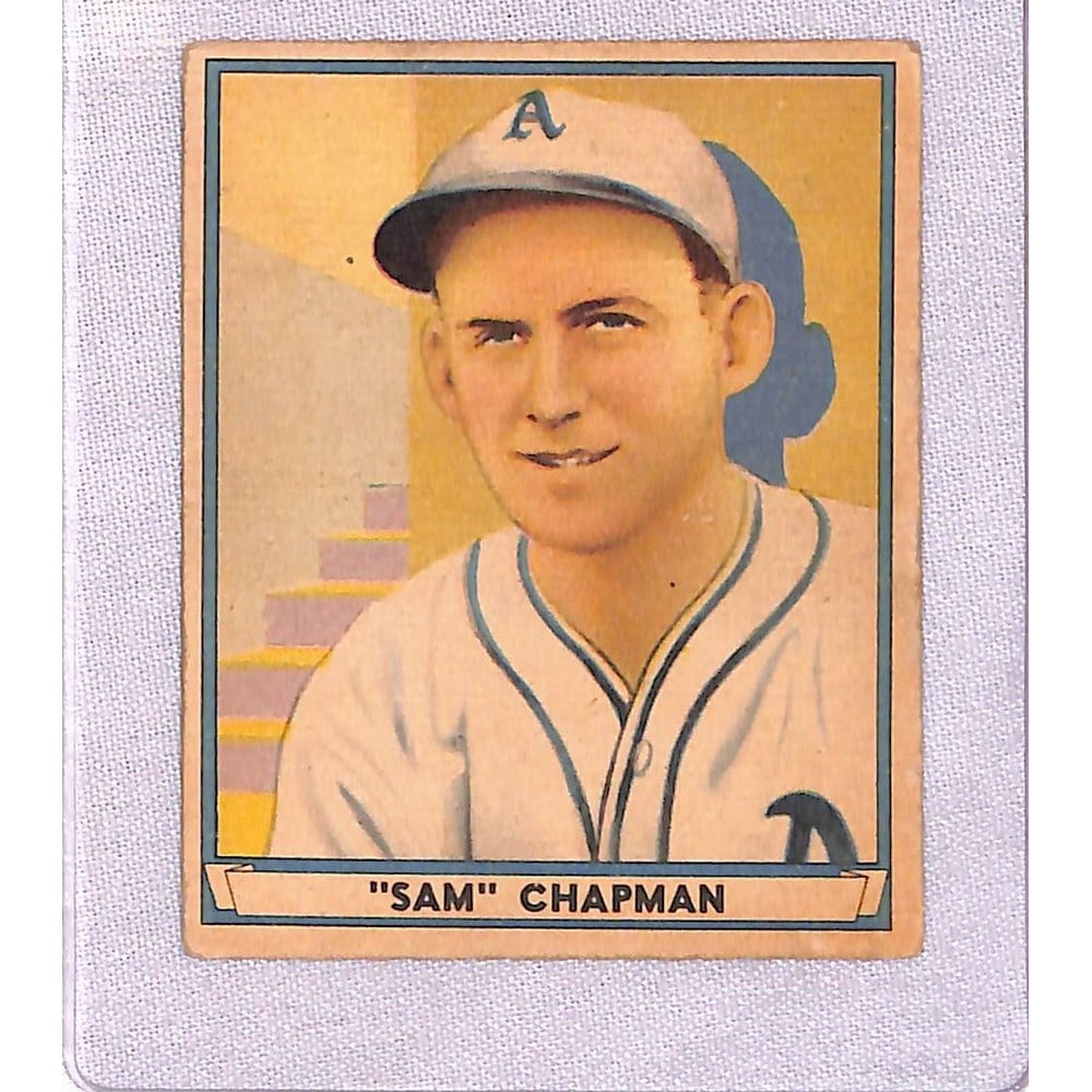 1941 Playball Crease Free Sam Chapman: 1941 Playball Crease Free Sam Chapman