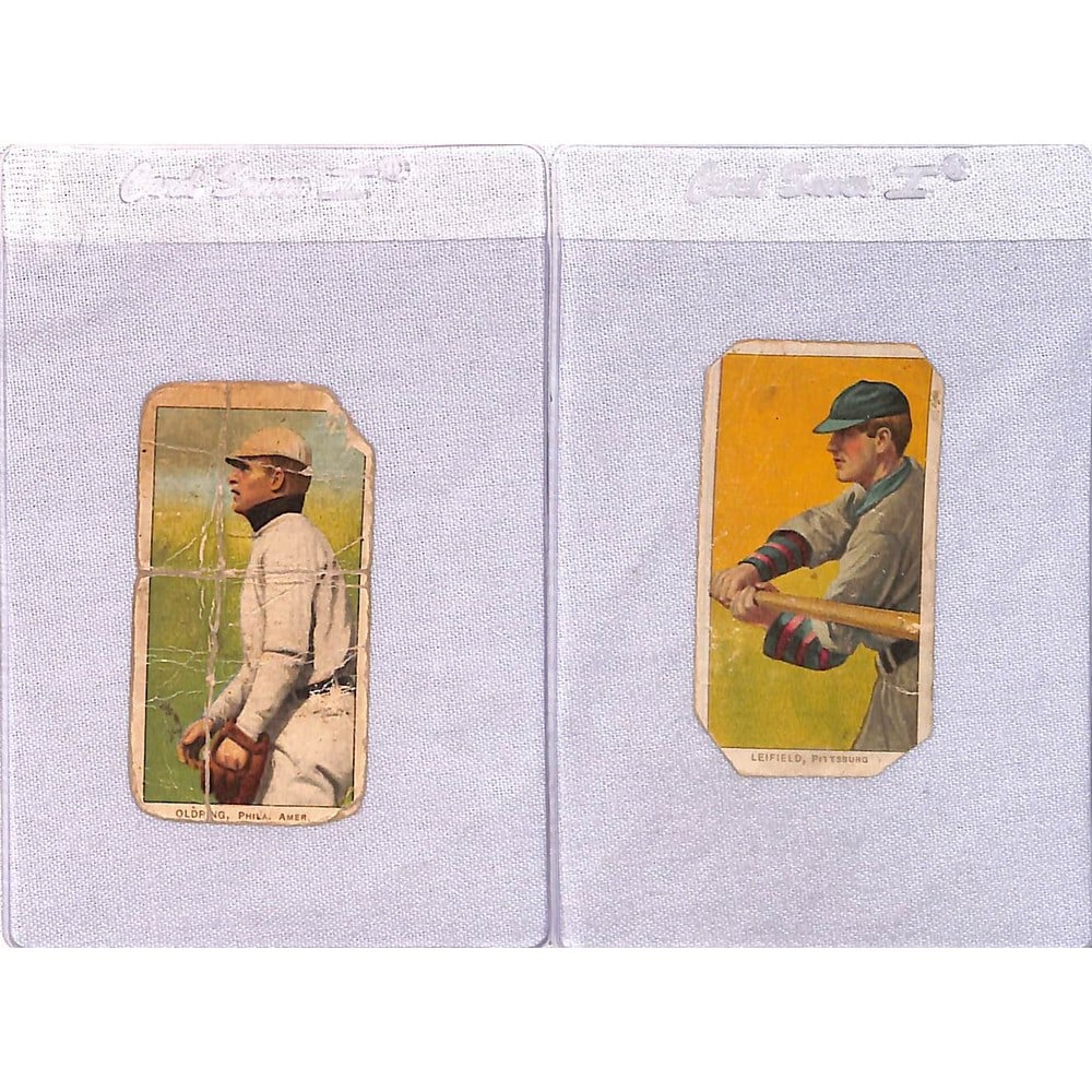 (2) 1909-11 T206 Low Grade Cards (1 of 2)
