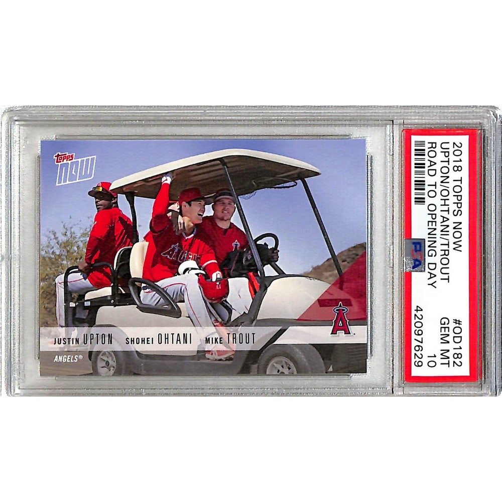 2018 Topps Now Shohei Ohtani/mike Trout Psa 10 (1 of 2)