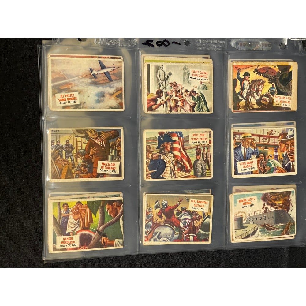 (31) 1954 Topps Scoops Cards (1 of 4)