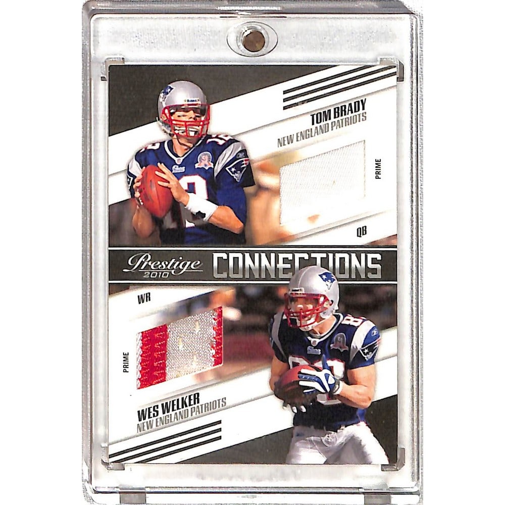 2010 Tom Brady/wes Welker Jersey Card 41/50 (1 of 2)