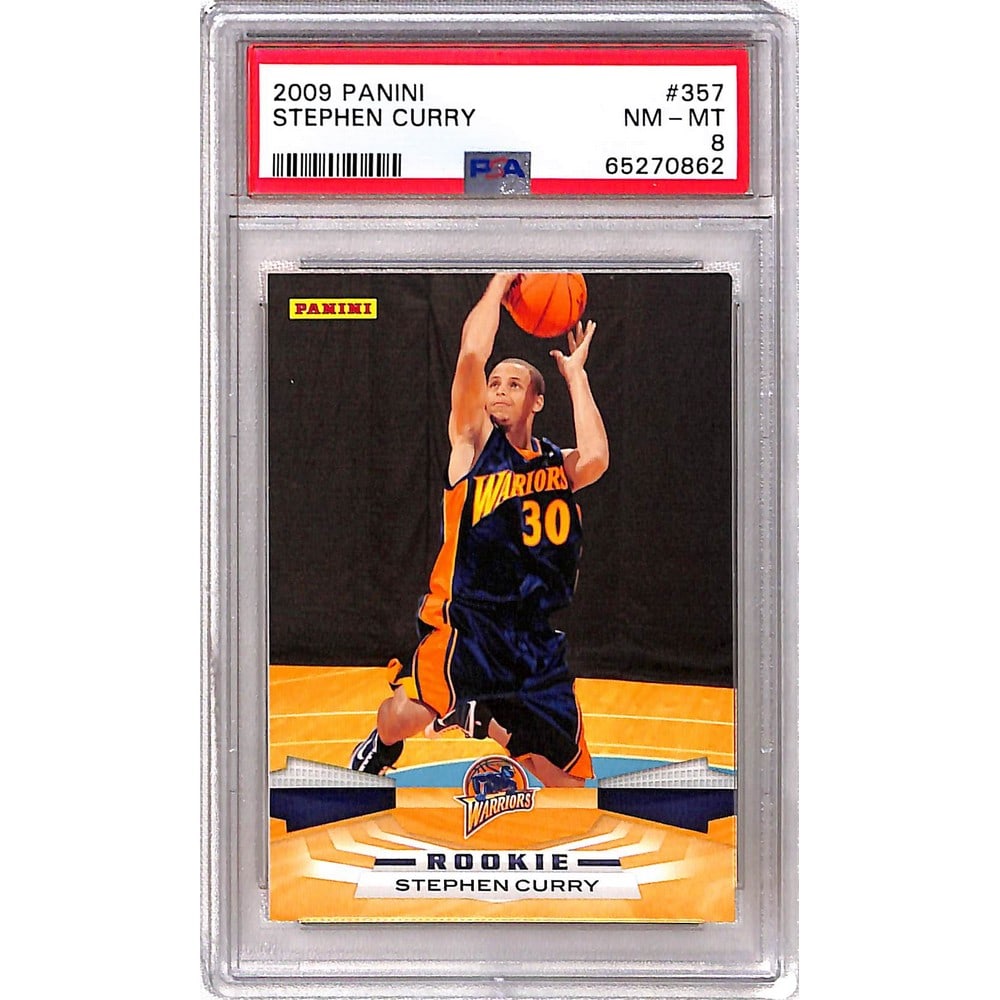 2009 Panini Steph Curry Rookie Psa 8 (1 of 2)