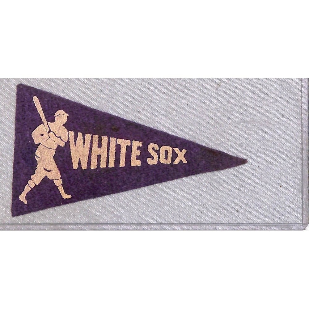 1940's Chicago Whitesox Mini Pennant 4" (1 of 2)