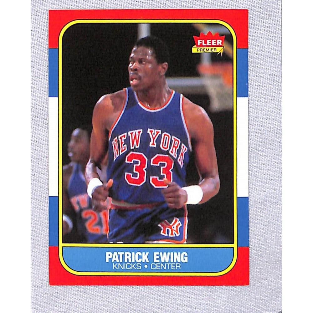 1986 Fleer Patrick Ewing Rookie (1 of 2)