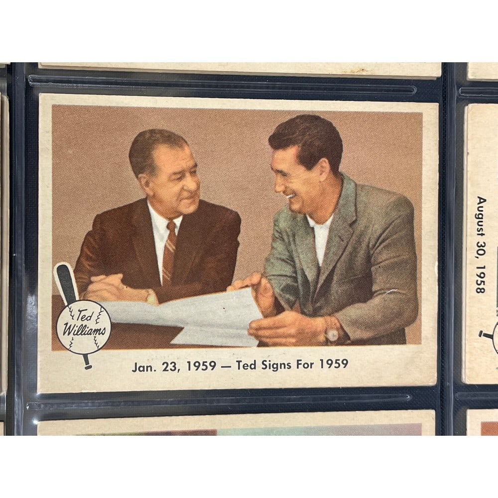 1959 Fleer Ted Williams Complete Set Ex-exmt (1 of 5)