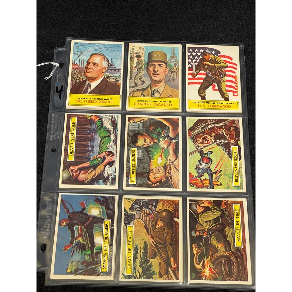 (21) Different 1965 Topps Battle Cards Hi Grade (1 of 3)