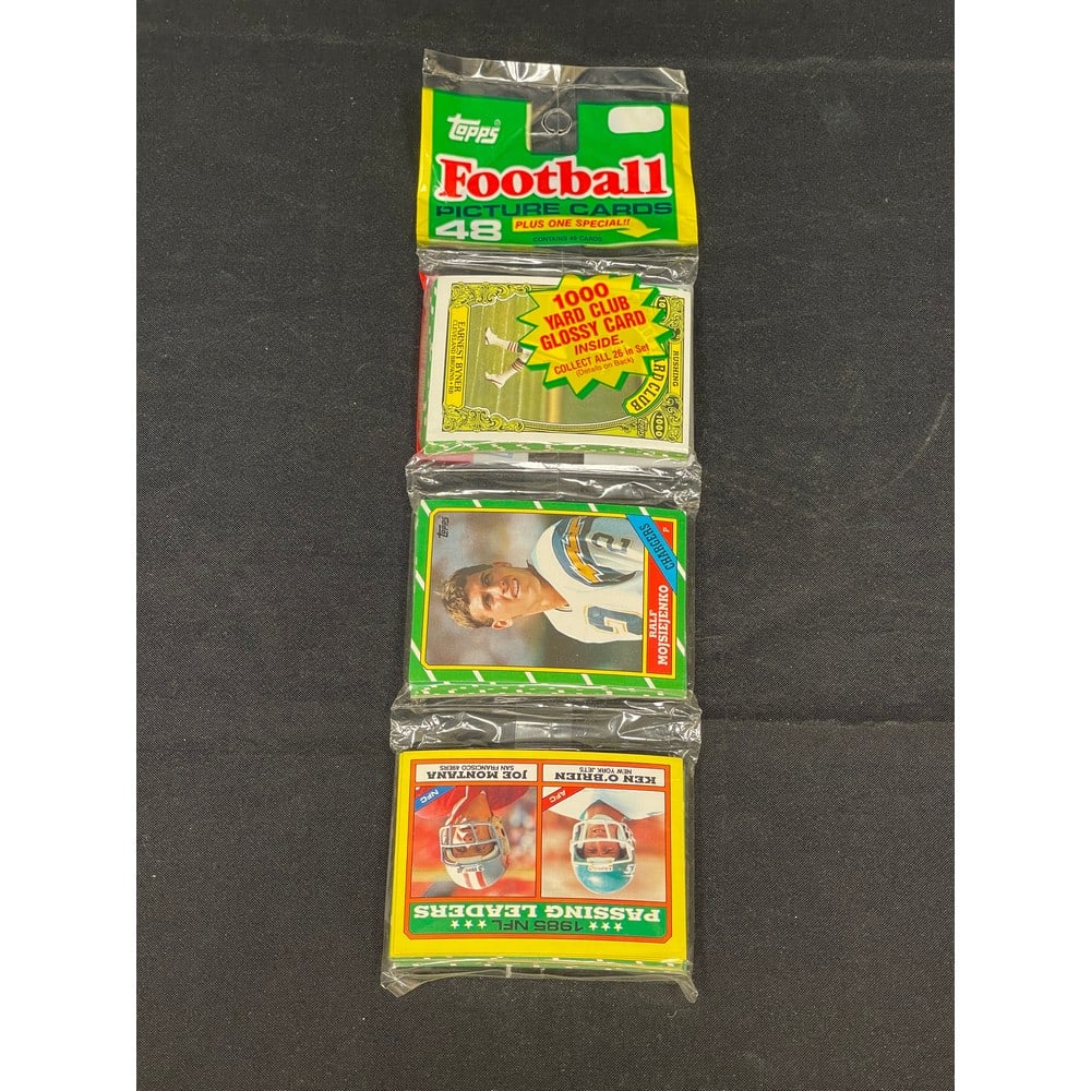 1986 Topps Football Sealed Rack Pack Rice Rc ?? (1 of 2)