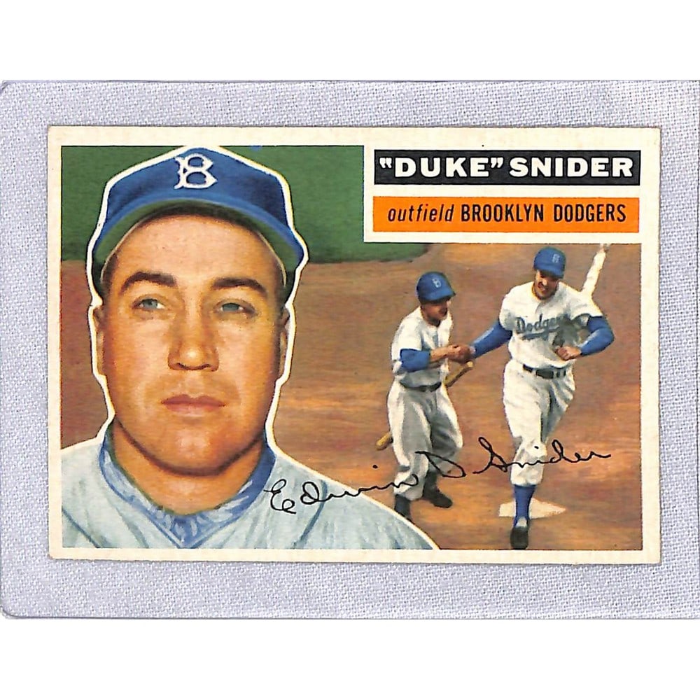 1956 Topps Duke Snider High Grade Centered (1 of 2)