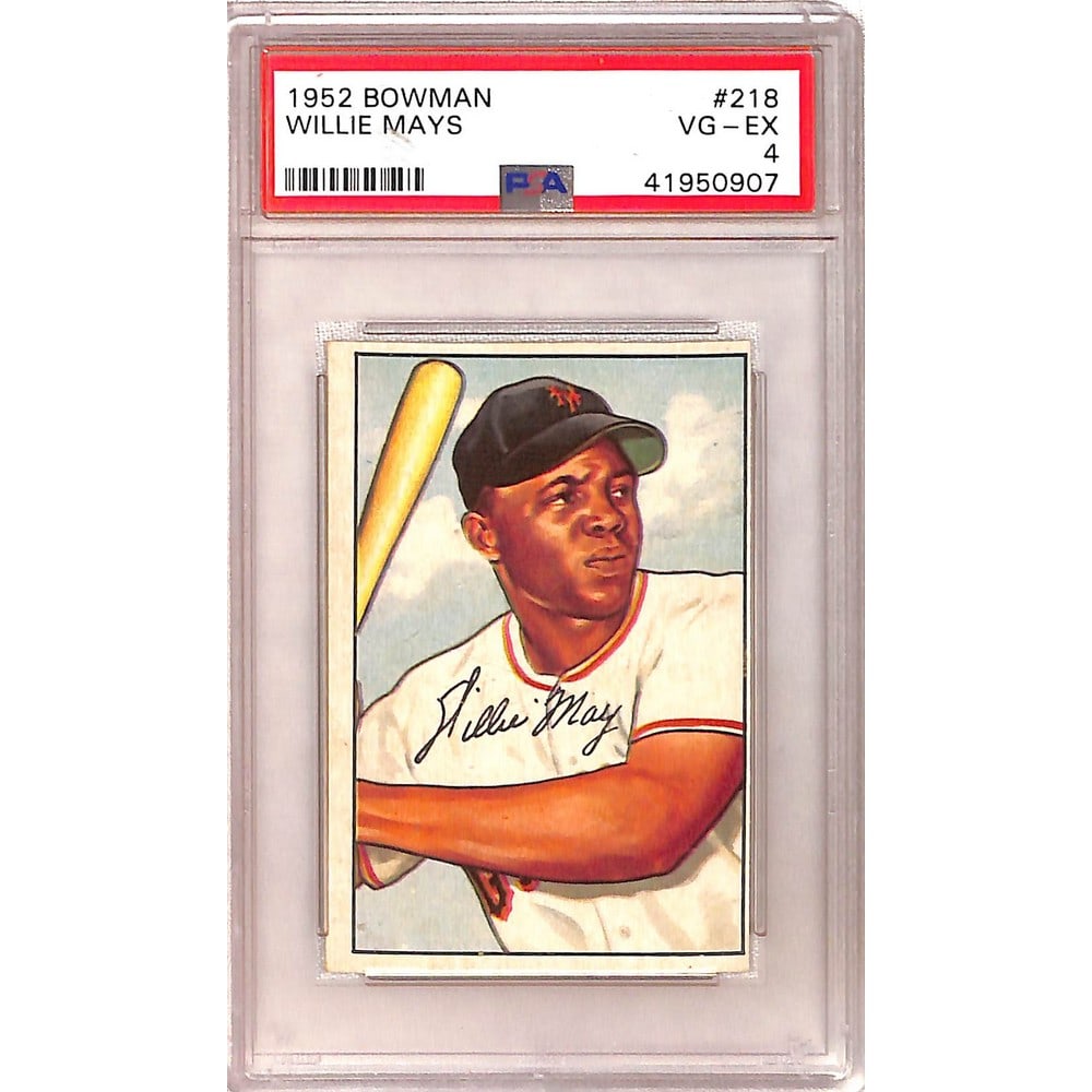 1952 Bowman Willie Mays Psa 4 (1 of 2)